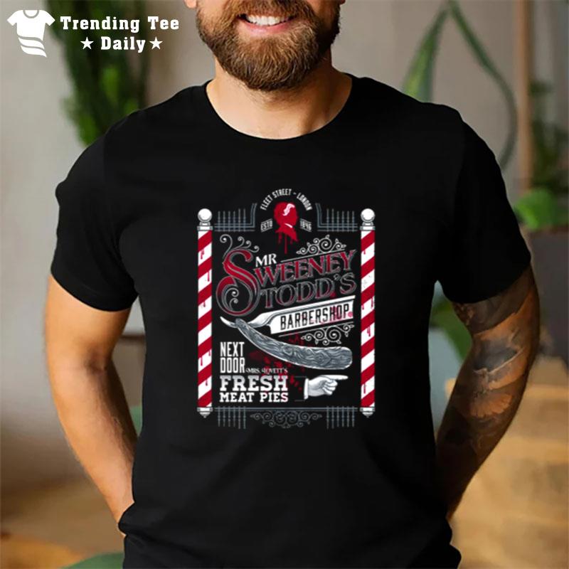 The Demon Barber Sweeney Todd Tim Burton Goth T-Shirt