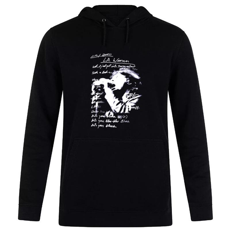 The Doors La Woman Lyrics Design 100 Official Hoodie