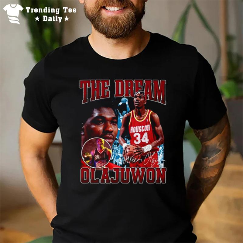 The Dream Basketball Hakeem Olajuwon Legend Signature T-Shirt