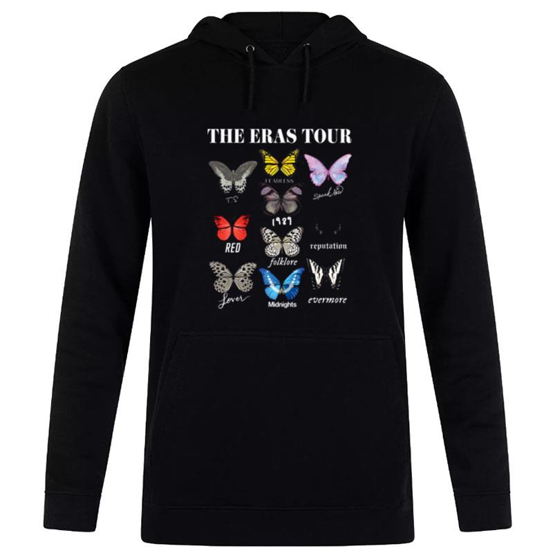 The Eras Tour Taylor Colors Butterlies Hoodie