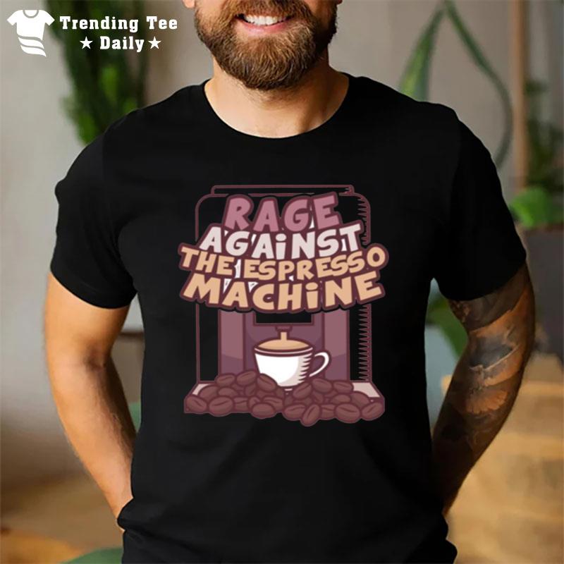 The Espresso Machine Vintage Photograp Rage Against The Machine T-Shirt