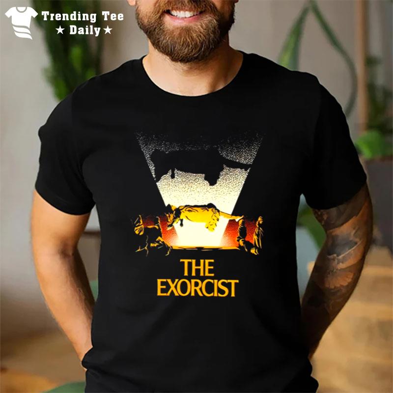 The Exorcist Levitating Scary Movie T-Shirt