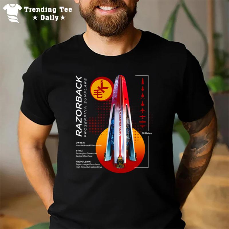 The Expanse Razorback Ship 2021 T-Shirt