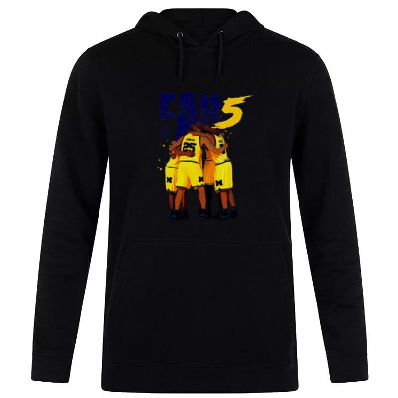 The Fab 5 Michigan Wolverines Basketball Hoodie