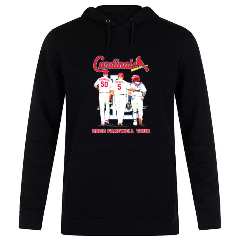 The Farewell Tour 2022 Adam Wainwright Albert Pujols And Yadier Molina Cardinals Hoodie