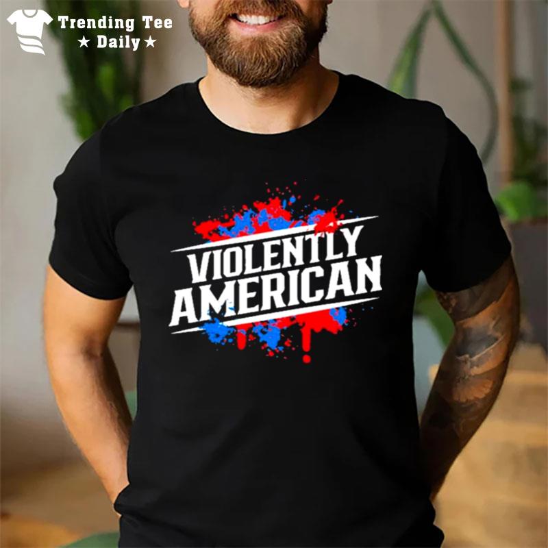 The Fat Electrician Violently American Tee T-Shirt