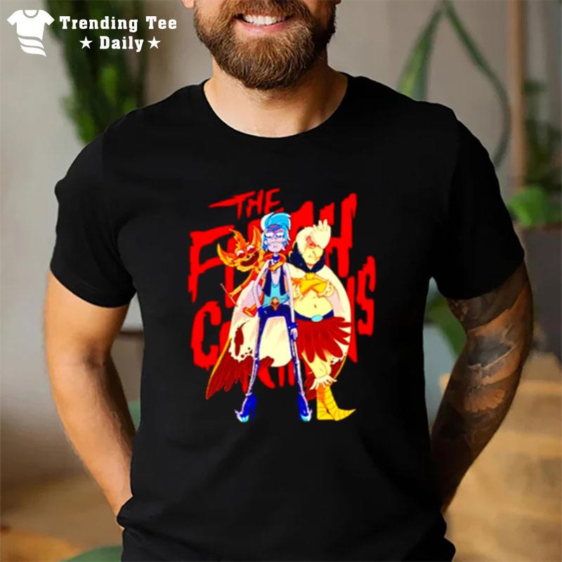 The Flesh Curtains World Tour Rick And Morty T-Shirt