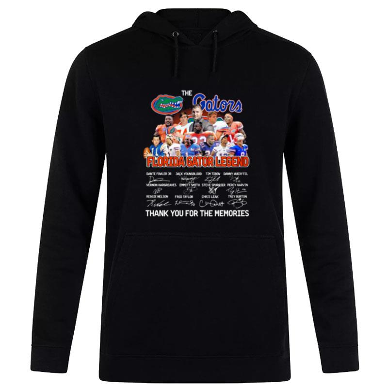 The Florida Gators Legend Thank You For The Memories Signatures Hoodie