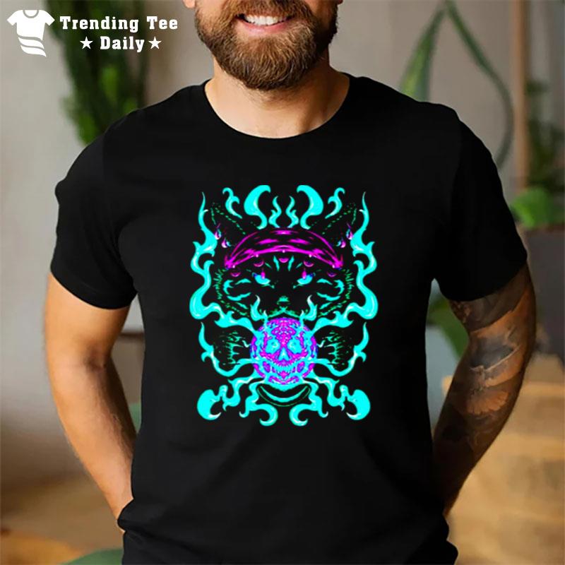 The Fortune Teller Neon Design T-Shirt