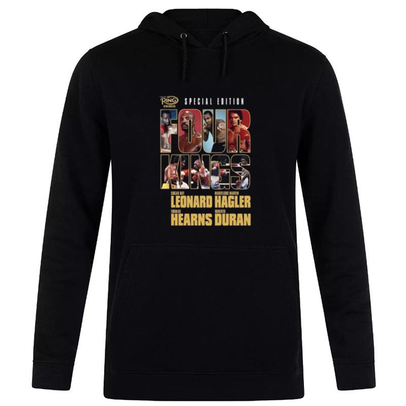 The Four Kings Leonard Hagler Hearns Duran Hoodie