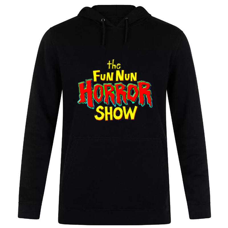 The Fun Nun Horror Show Vintage Hoodie