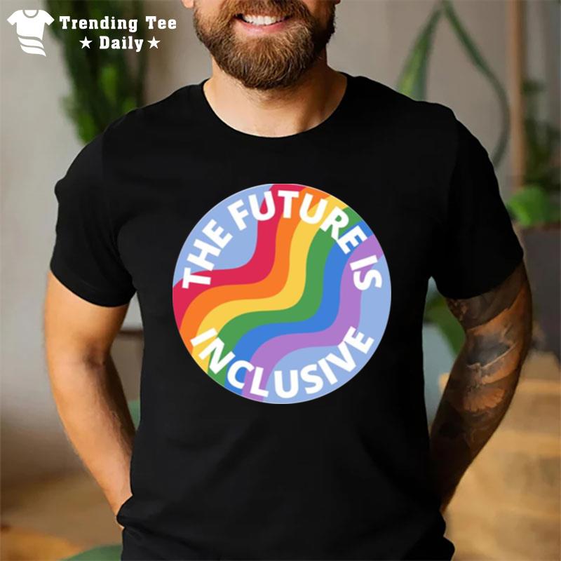 The Future Is Inclusive Pride Rainbow Blue T-Shirt