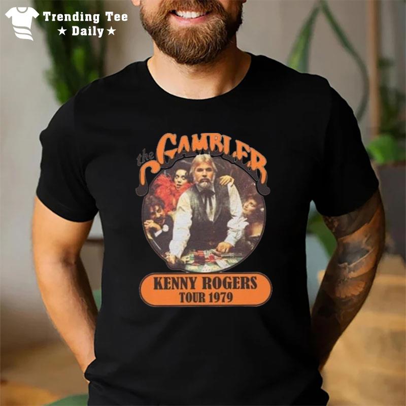 The Gambler Film Movie Kenny Rogers Tour 1979 Actor Mark Wahlberg Jim Bennett T-Shirt