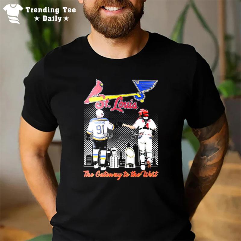 The Gateway To The West Vladimir Tarasenko And Yadier Molina St Louis Sport Team Signatures T-Shirt