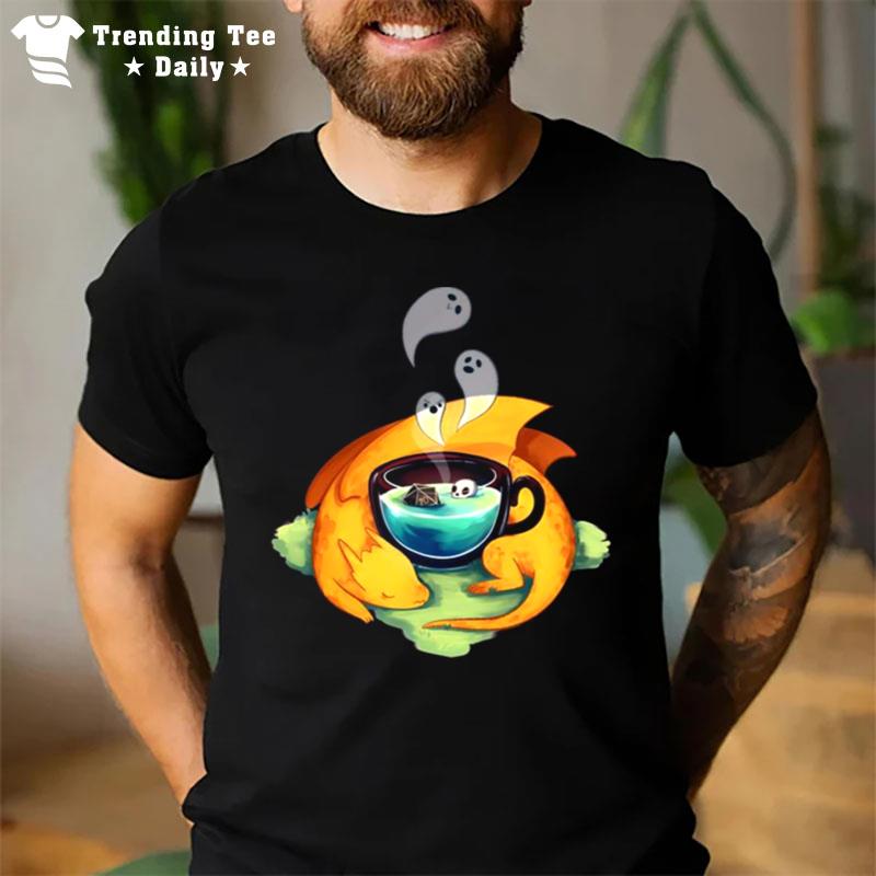 The Ghost Tea Little Pumpkin Dragon T-Shirt