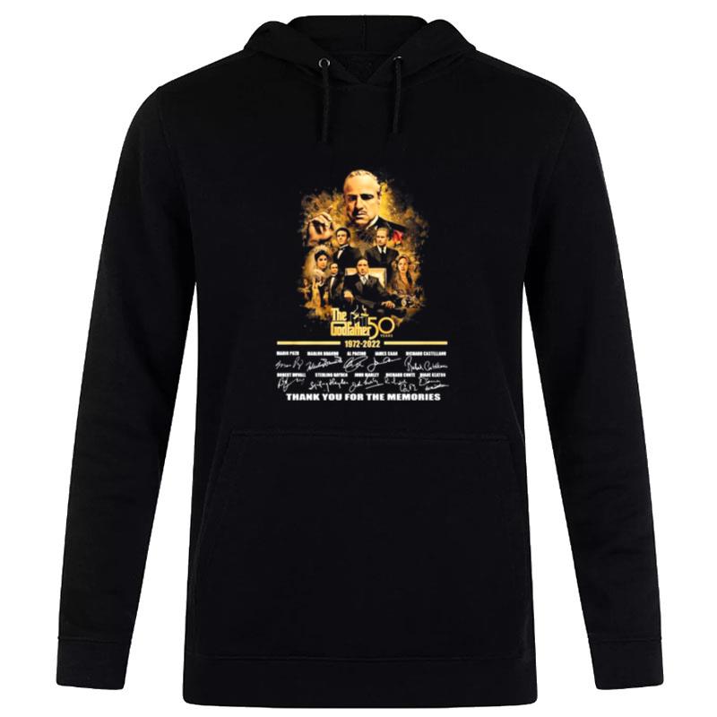 The Godfather Rip James Caan 50 Years 1972 2022 Thank You For The Memories Signatures Hoodie