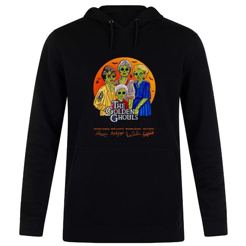 The Golden Ghouls Golden Girls Halloween Signatures Hoodie