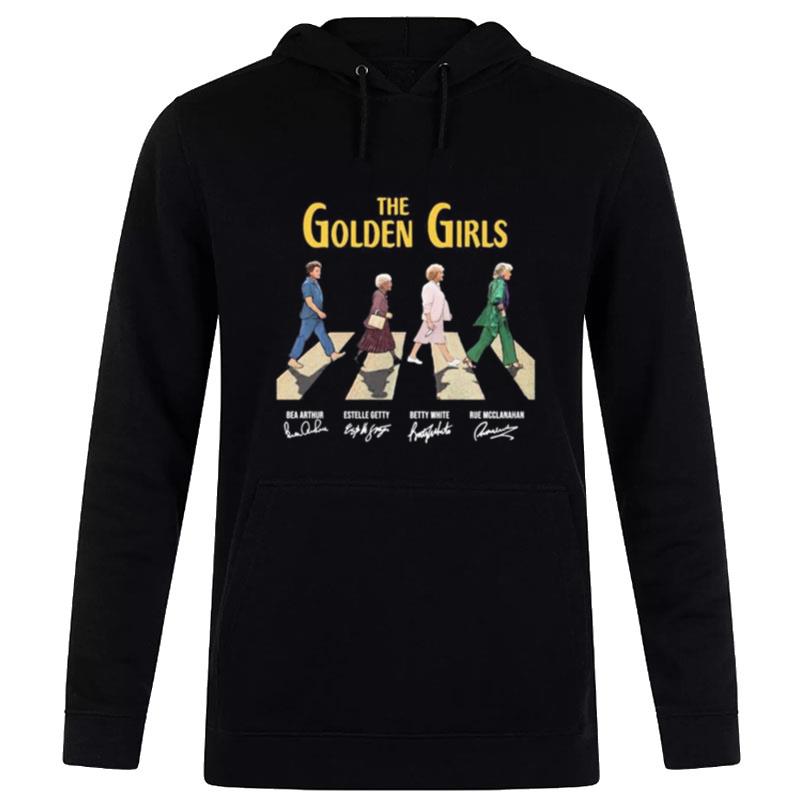 The Golden Girls Bea Arthur And Estelle Getty And Betty White And Rue Mcclanahan Signatures Hoodie