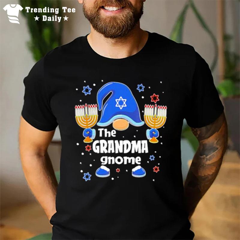 The Grandma Gnome Hanukkah Merry Christmas T-Shirt