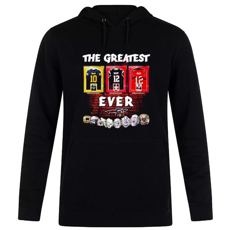 The Greatest 12 Tom Brady Ever Signatures Hoodie