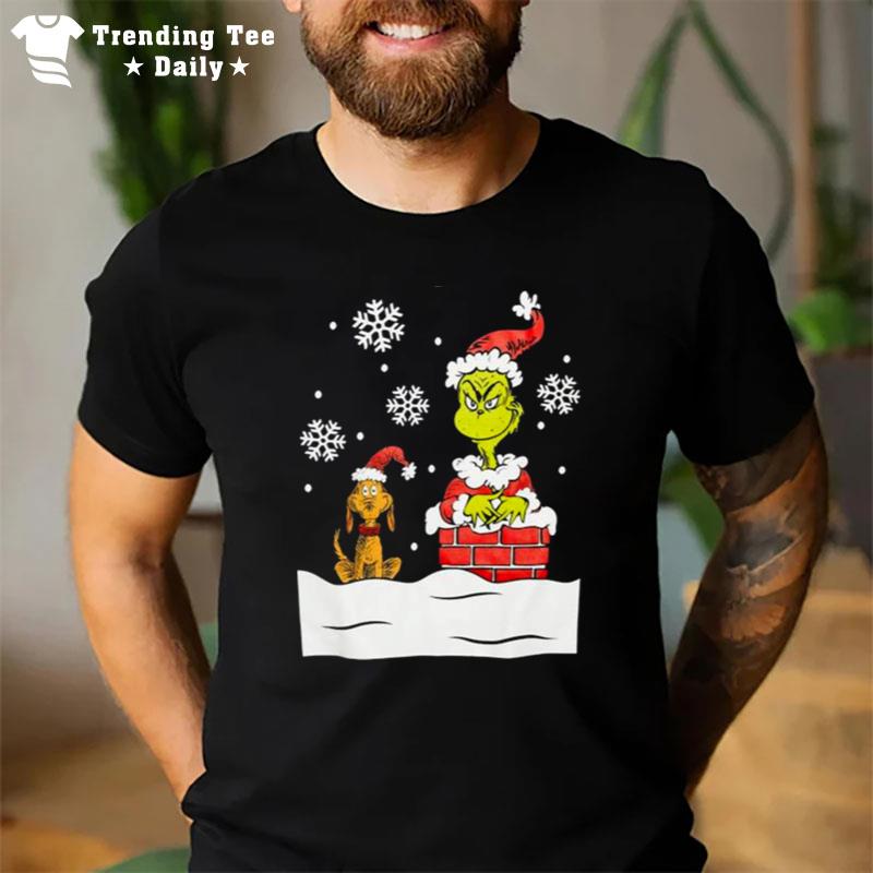 The Grinch And Max Chimneys Christmas 2022 T-Shirt