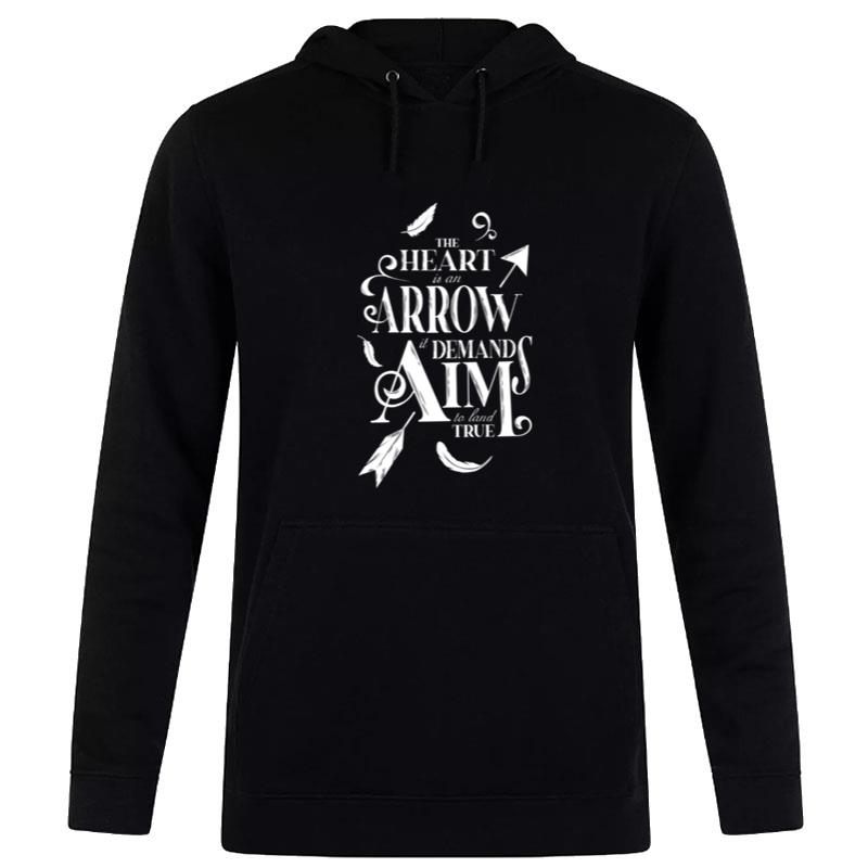 The Heart Is An Arror Demand Aim To Land True The Grishaverse Shadow And Bone Hoodie