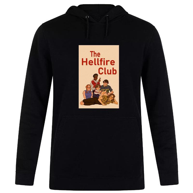 The Hellfire Club Vintage Art Stranger Things Cas Hoodie