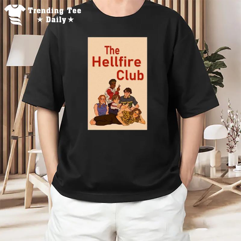 The Hellfire Club Vintage Art Stranger Things Cas T-Shirt