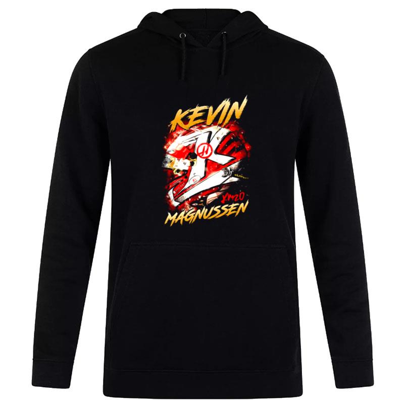 The Helmet Design Kevin Magnusen F1 Racing Hoodie