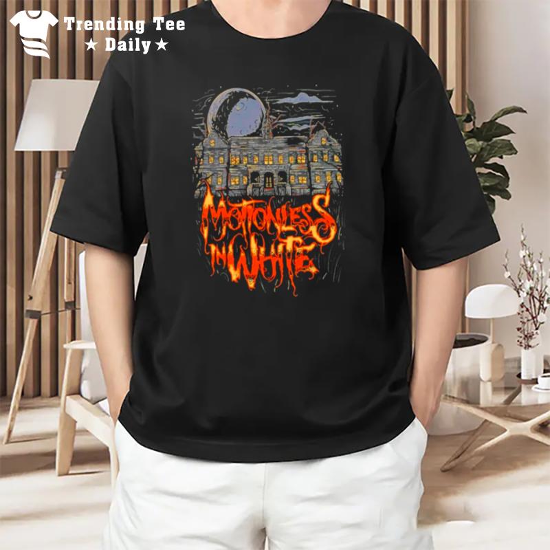 The Horror Mansion Design Motionless 2022 Horror T-Shirt