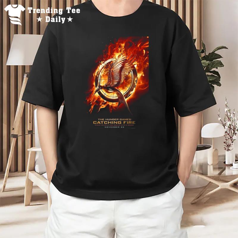 The Hunger Games Catching Fire 2022 Poster T-Shirt