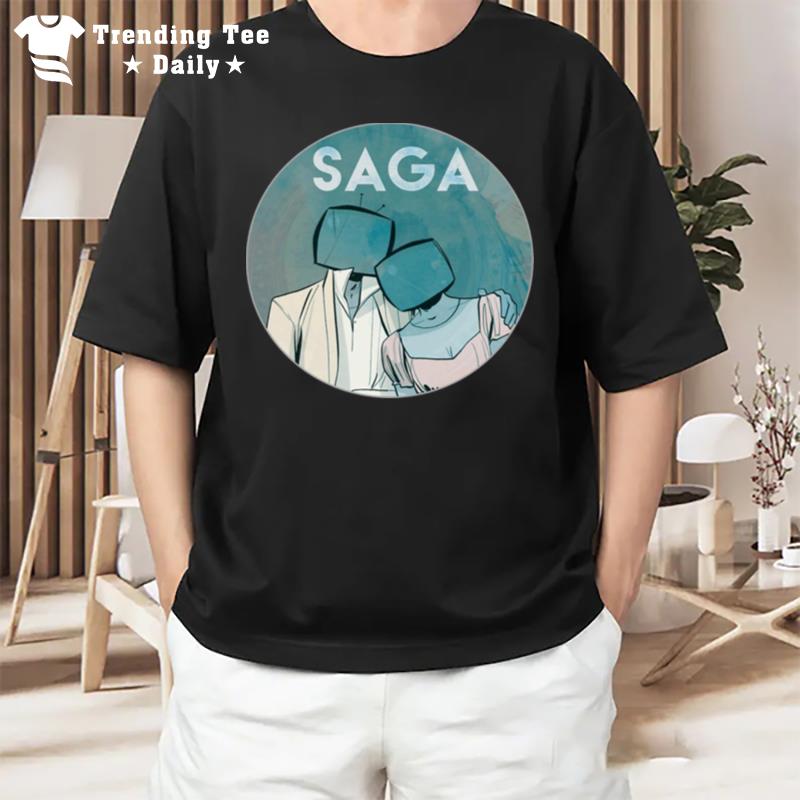 The Iconic Couple Saga Comic T-Shirt