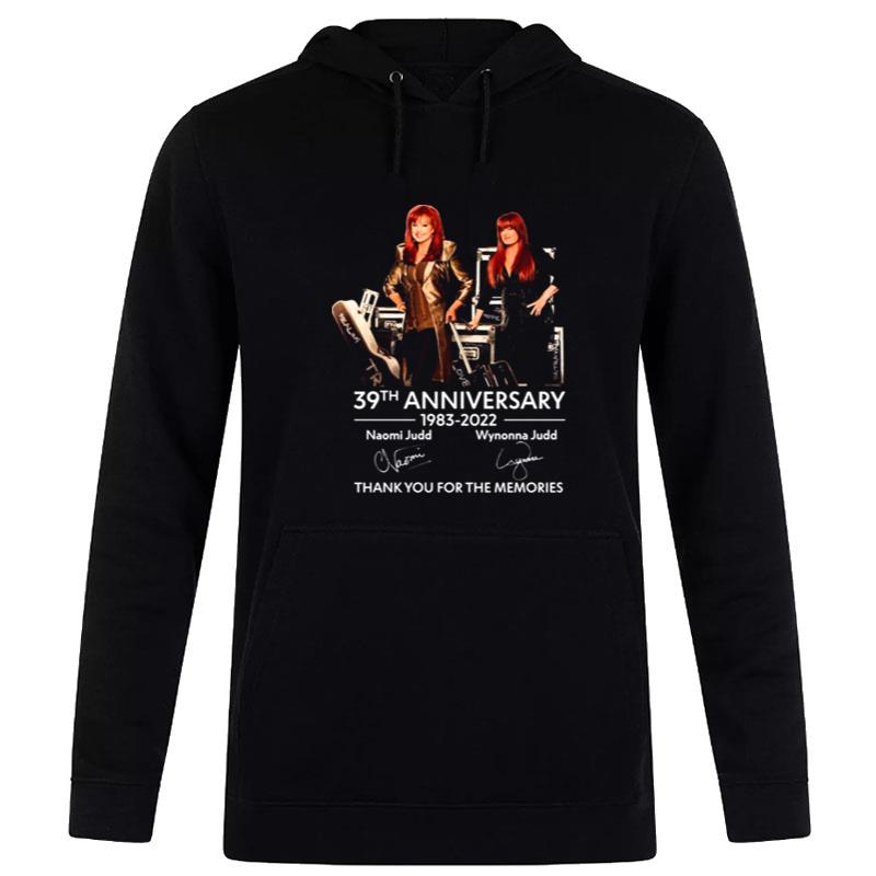 The Judds  The Judds Naomi Wynonna Anniversary 2022 Thank You For The Memories Hoodie