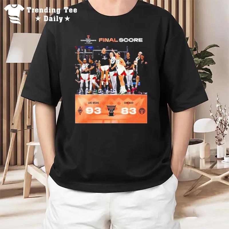 The Las Vegas Aces Are Your 2022 Commissioner's Cup Champions Final Score T-Shirt