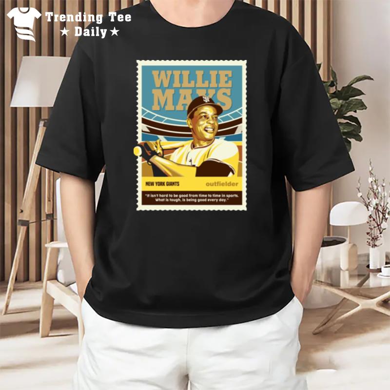 The Legend Baseball Player Willie Mays T-Shirt