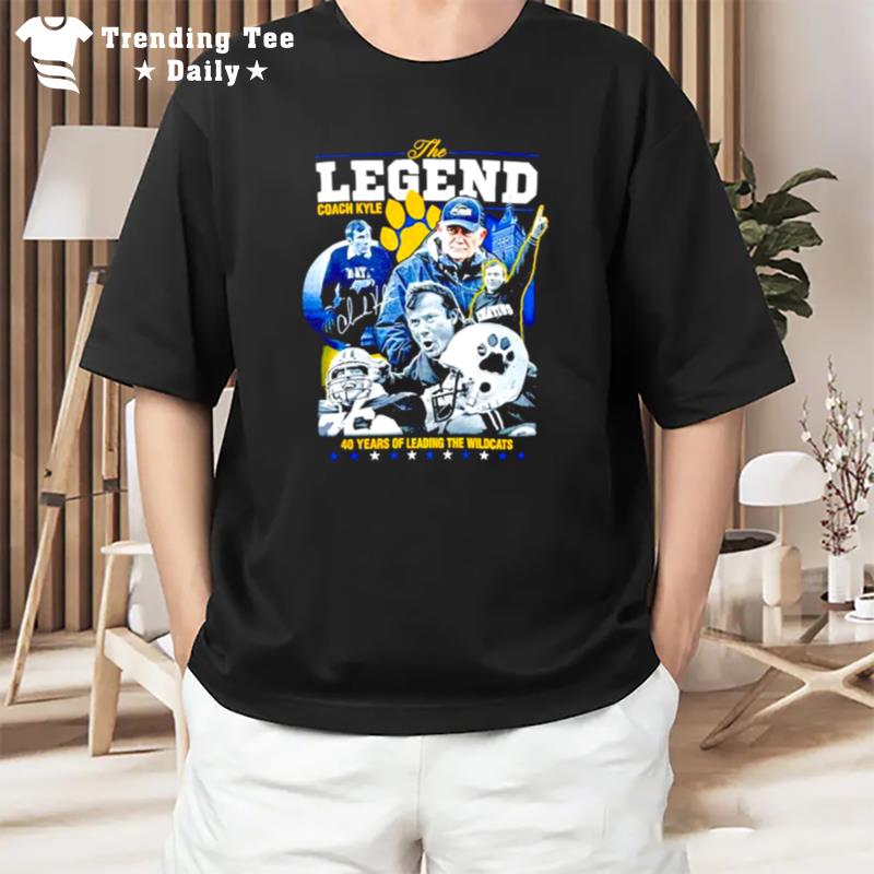 The Legend Kyle Chico 40 Years Of Leading The Wildcars Signature T-Shirt