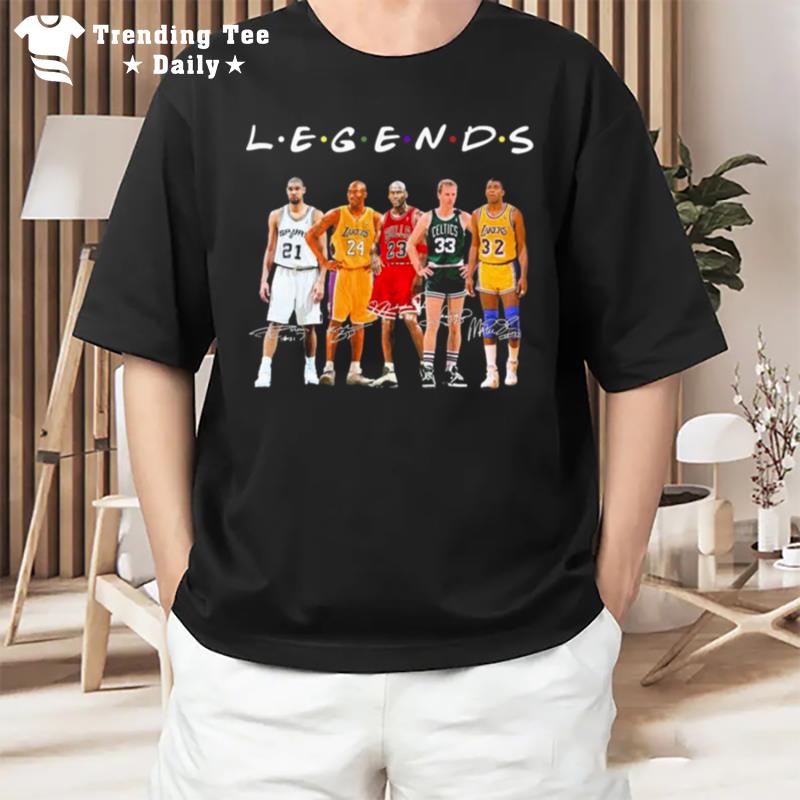 The Legends Friends Nba Best Players Signatures T-Shirt