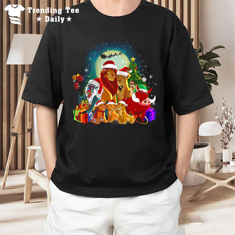 The Lion King Characters Christmas T-Shirt