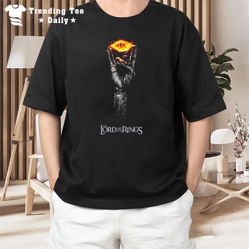 The Lord Of The Ring Satanic Symbols On Hand T-Shirt