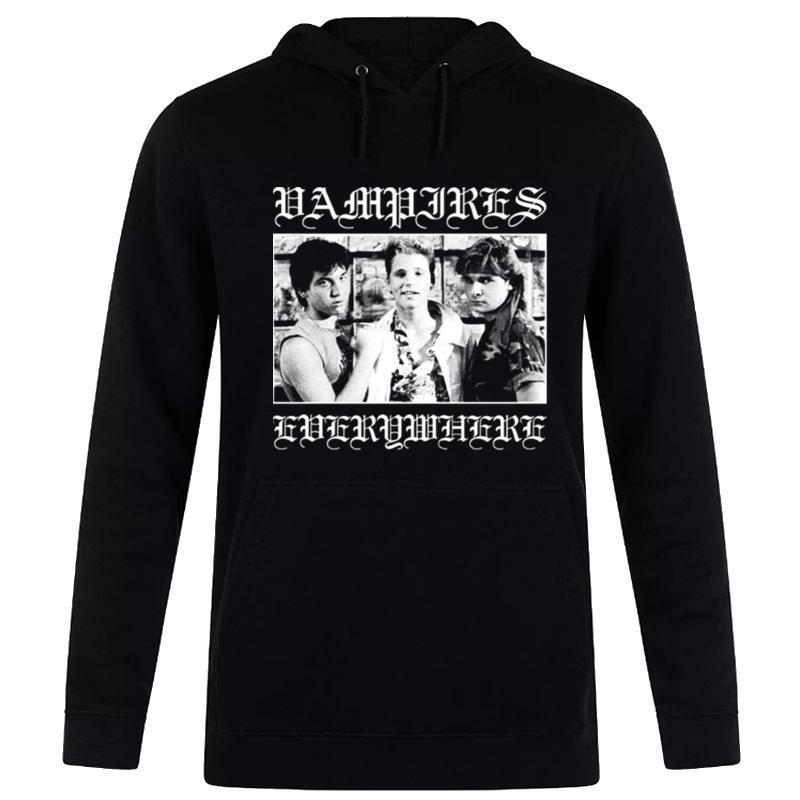 The Lost Boys Vampires Everywhere Black Metal Parody Hoodie