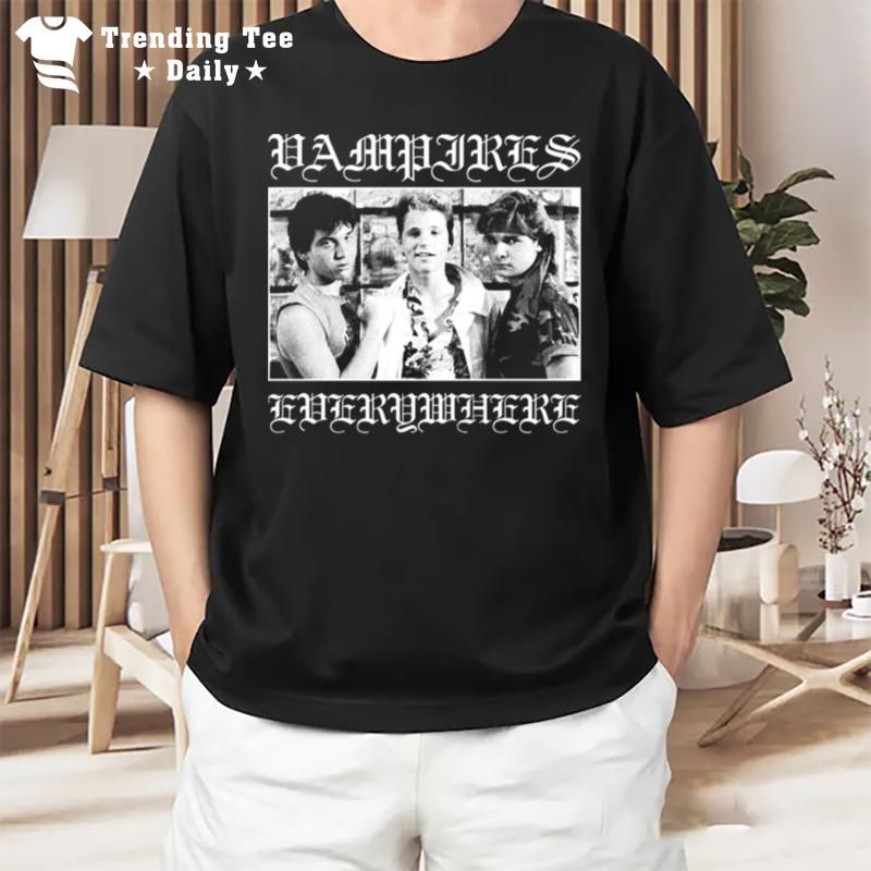 The Lost Boys Vampires Everywhere Black Metal Parody T-Shirt