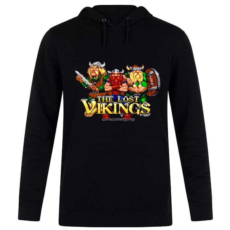 The Lost Vikings Genesis Title Screen Hoodie