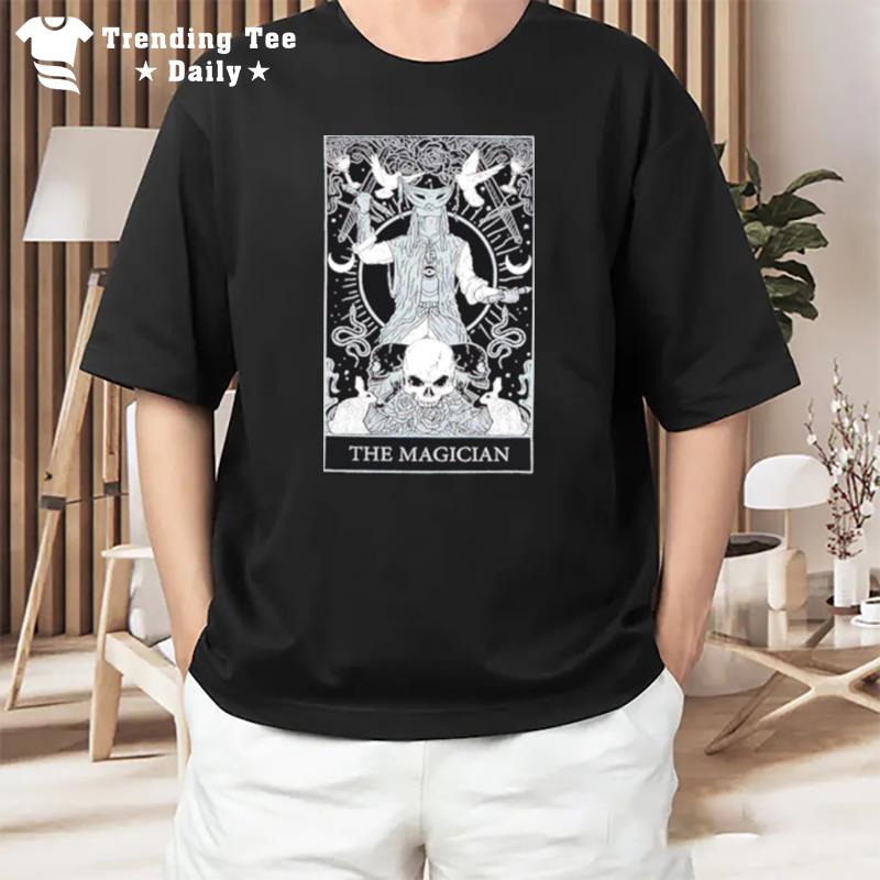 The Magician Tarot Card Mineral Wash T-Shirt