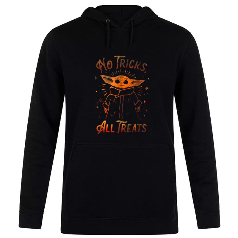 The Mandalorian Halloween The Child No Tricks All Treats Star Wars Halloween Hoodie