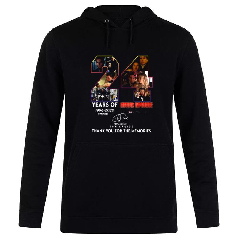 The Memories 24 Years Mission Impossible Design Tom Cruise Hoodie