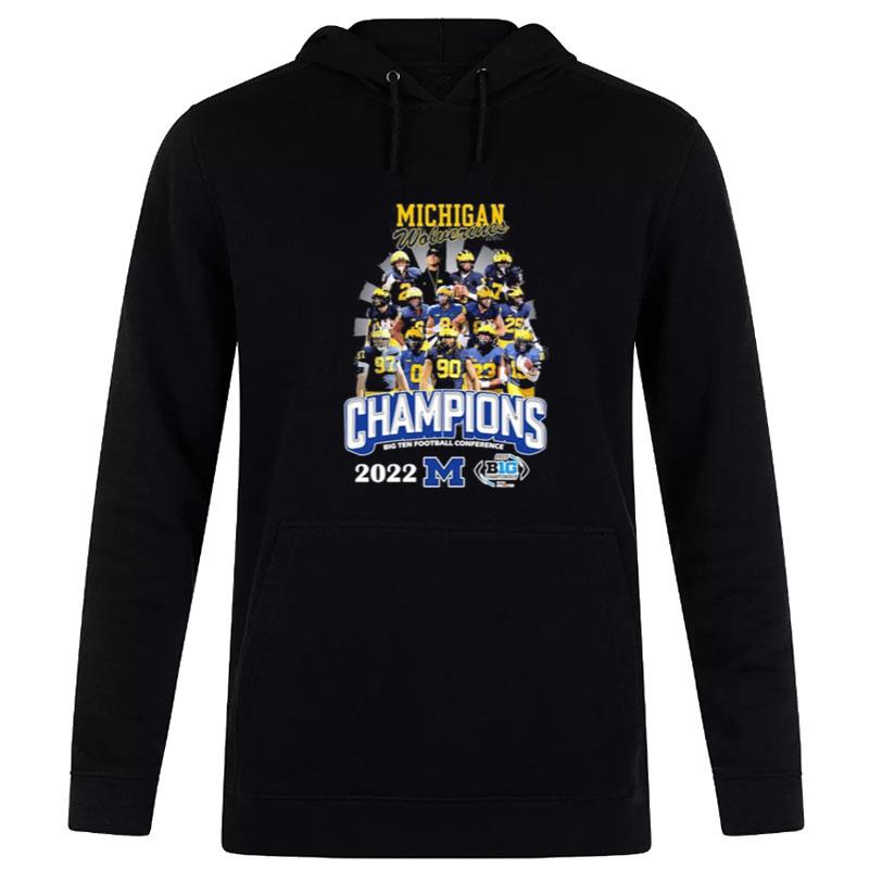 The Michigan Wolverines 2022 Big Ten Football Conference Champions Hoodie