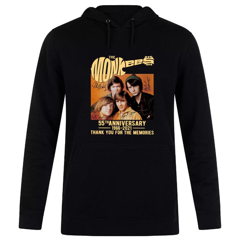 The Monkees 55Th Anniversary 1966 2021 Signatures Hoodie