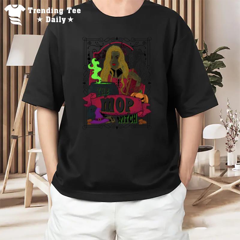 The Mop Witch Tarot Card Hocus Pocus T-Shirt