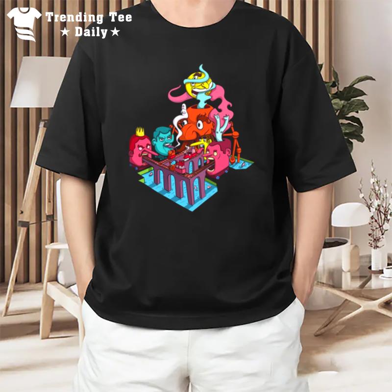 The Mouths And Spirits Coaster Disneyland Halloween S T-Shirt