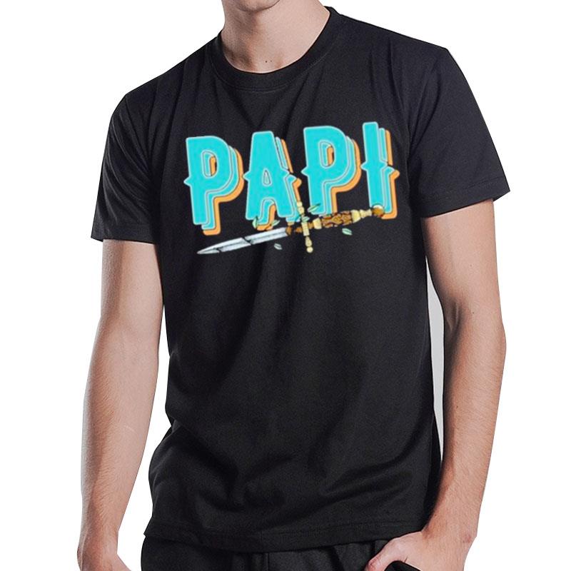 The Papi Teal Knife T-Shirt